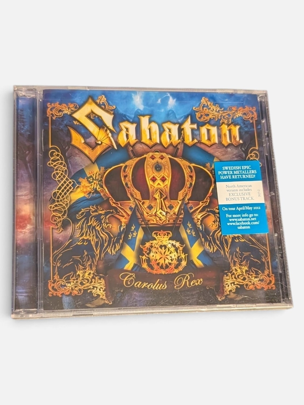Hot Topic Sabaton Carolus Rex CD - Gold, Blue